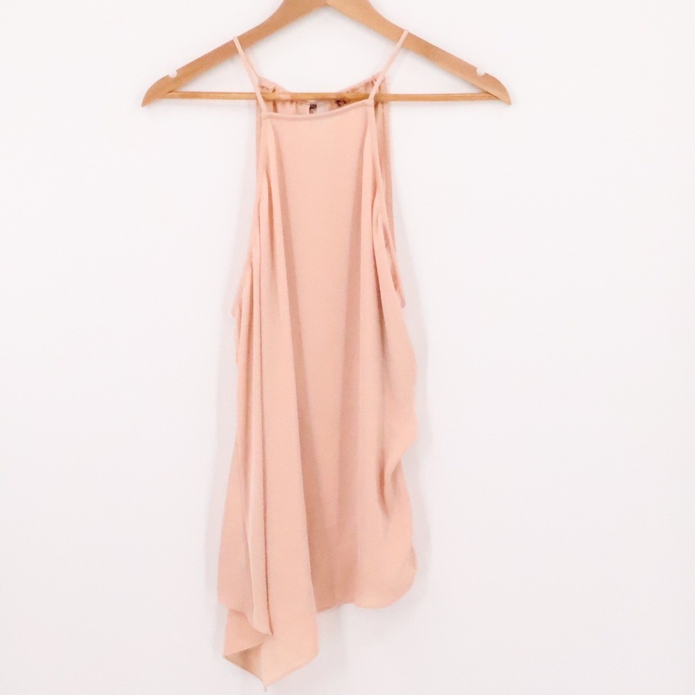 Y2K Haute Hippie Asymmetric Tank Top Size S Indie Sleaze Fairy Grunge 2010s